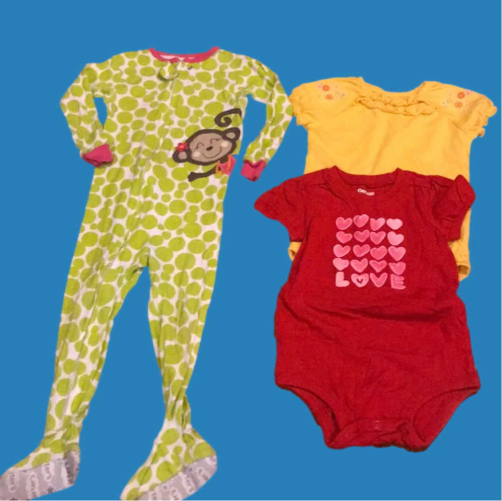SLEEPER and two onesies
